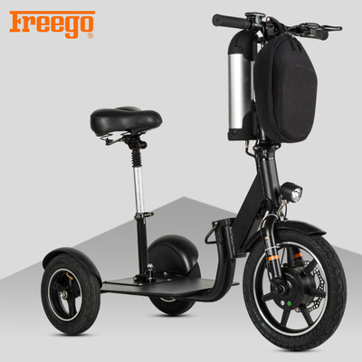 Zwarte Gemotoriseerde Mobiliteitsautoped, Oude de Autoped100kg Maximum Lading van de Persoonsmobiliteit