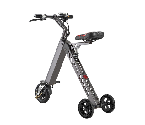 Gele Gemotoriseerde Vouwende Fiets/Kleinste Lichtste Vouwende Bijgestane Fietsbatterij