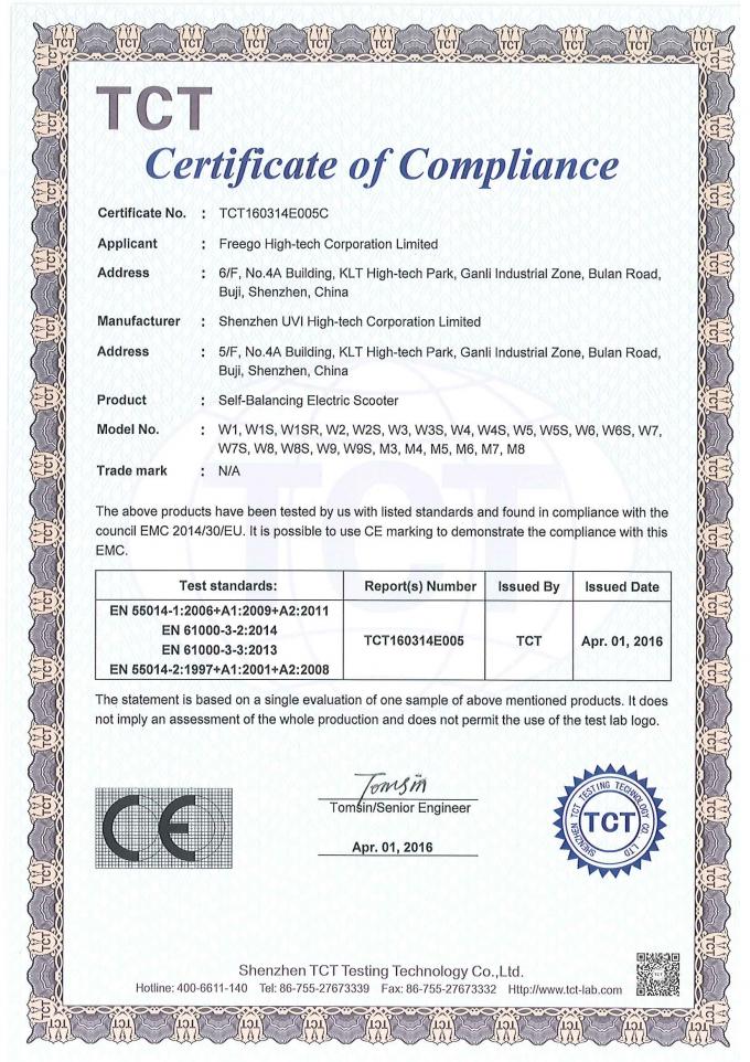 Freego High-Tech Corporation Limited Co., Ltd. Kwaliteitscontrole